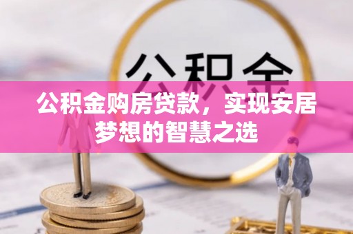荷塘公积金购房贷款，实现安居梦想的智慧之选