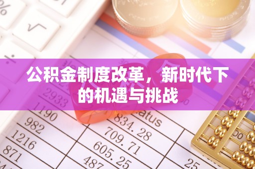 荷塘公积金制度改革，新时代下的机遇与挑战