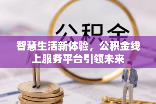荷塘智慧生活新体验，公积金线上服务平台引领未来