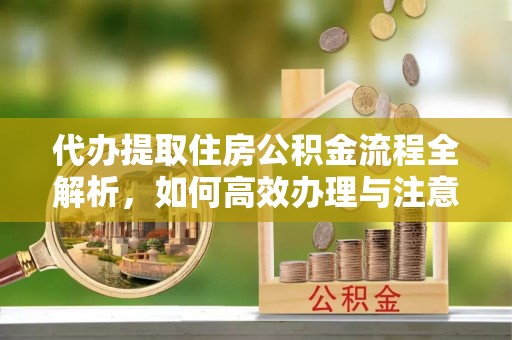 荷塘代办提取住房公积金流程全解析，如何高效办理与注意事项