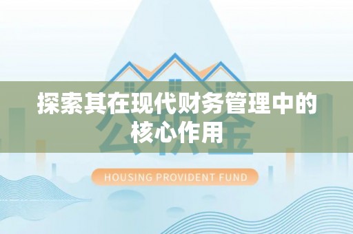 荷塘探索其在现代财务管理中的核心作用