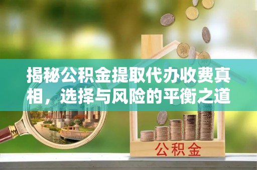 荷塘揭秘公积金提取代办收费真相，选择与风险的平衡之道